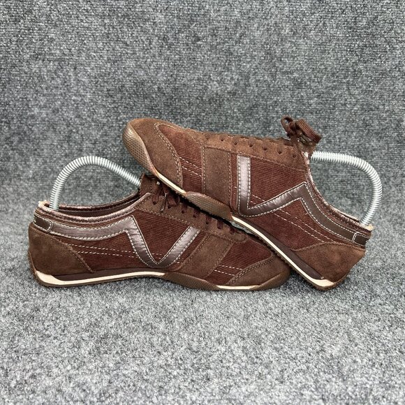 Vans Dabney Shoes Women's Size 8 Brown Suede Corduroy Low Lace Y2K Retro Sneaker - Picture 10 of 16